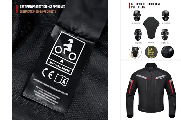 Detailed view of Best Adjustable Motorcycle Jackets for Perfect Fit