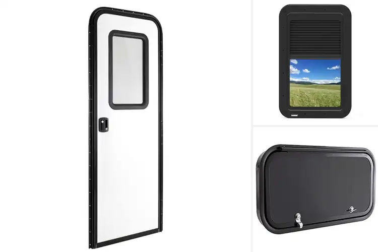 Detailed view of Best All-Weather RV Doors: Stay Protected Year-Round