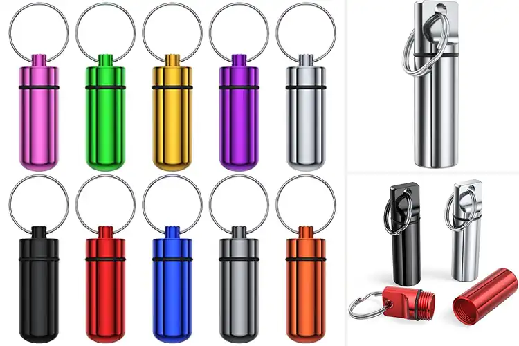 Detailed view of Best Aluminum Pill Keychains