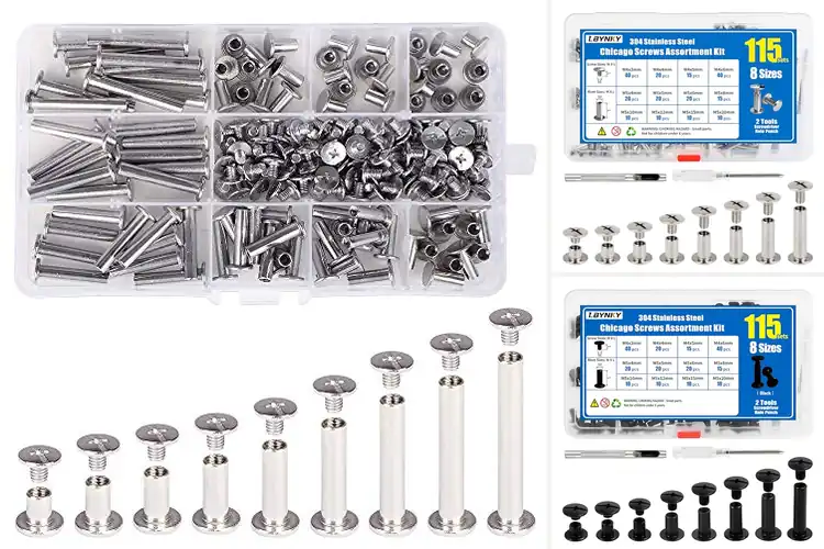 Detailed view of Best Binding Screws Collections