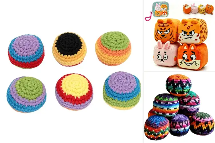 Detailed view of Best Bright Footbags for Fun and Balance