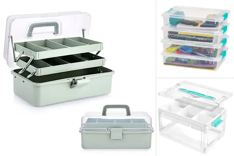 Detailed view of Best Craft Storage Boxes: Organize Your Workspace Like a Pro