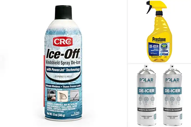 Detailed view of Best De-Icer Sprays for Fast Ice Melting & Car Protection