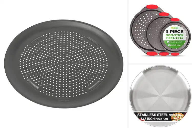 Detailed view of Best Easy Clean Pizza Pans