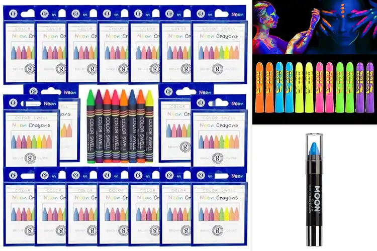 Detailed view of Best Glow Party Crayons: Vibrant Colors That Shine