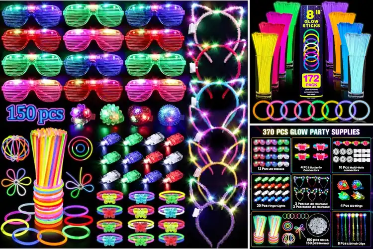 Detailed view of Best Glow Stick Sets: Light Up Your Event with Top Picks
