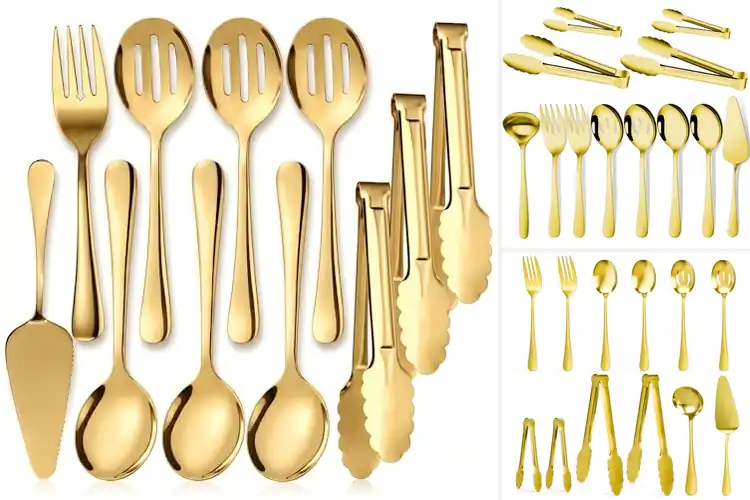 Detailed view of Best Gold Serving Utensils: 10 Elegant Picks for Style