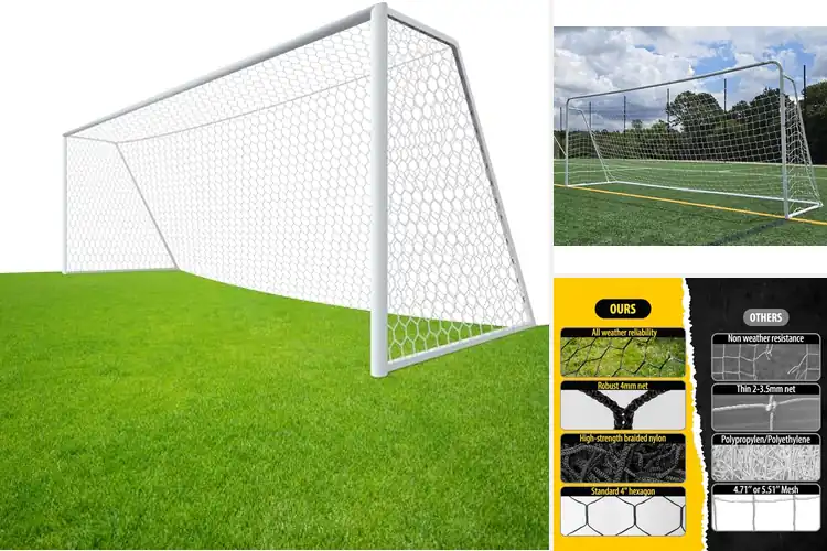 Detailed view of Best Heavy Duty Soccer Goal Nets