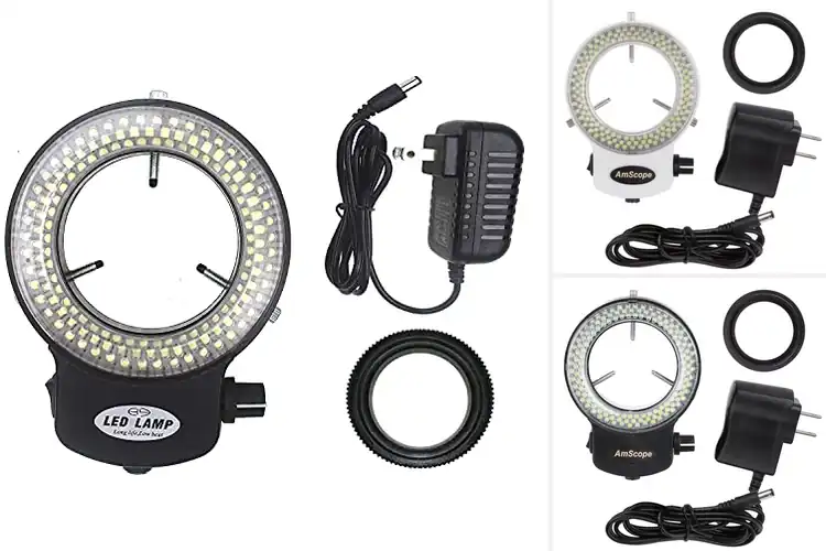 Detailed view of Best LED Ring Light Microscopes