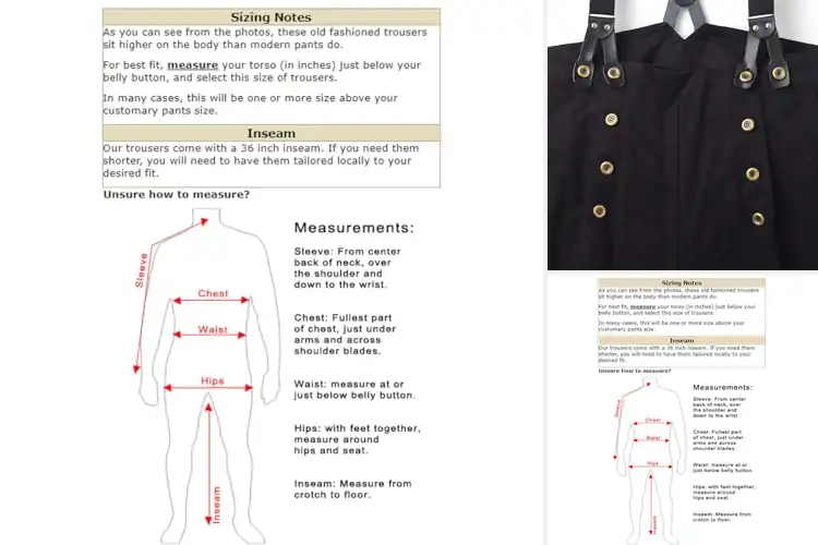 Detailed view of Best Mens Historical Pants