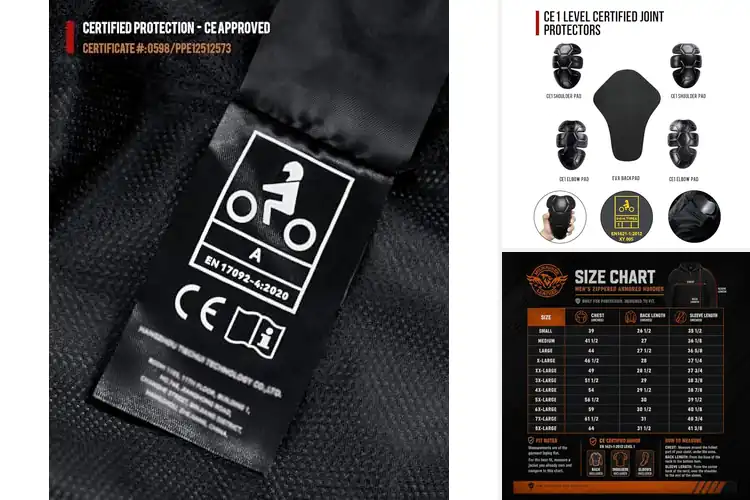 Detailed view of Top Best Motorcycle Jackets for Safety, Comfort & Style