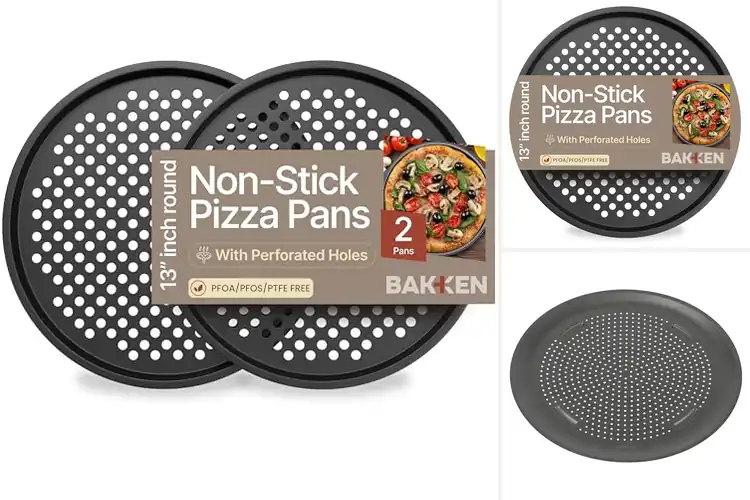 Detailed view of Best Nonstick Pizza Pans With Holes