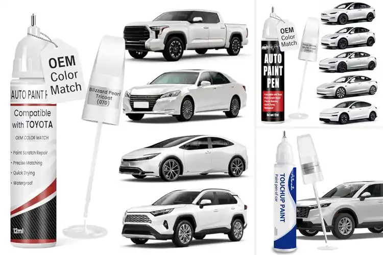 Detailed view of Best Pearl White Touch Up Paints For Cars