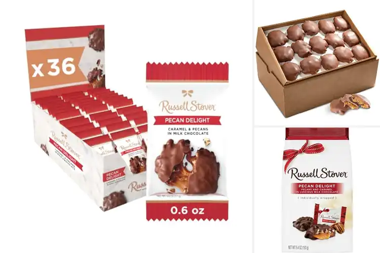 Detailed view of Best Pecan Caramel Chocolates