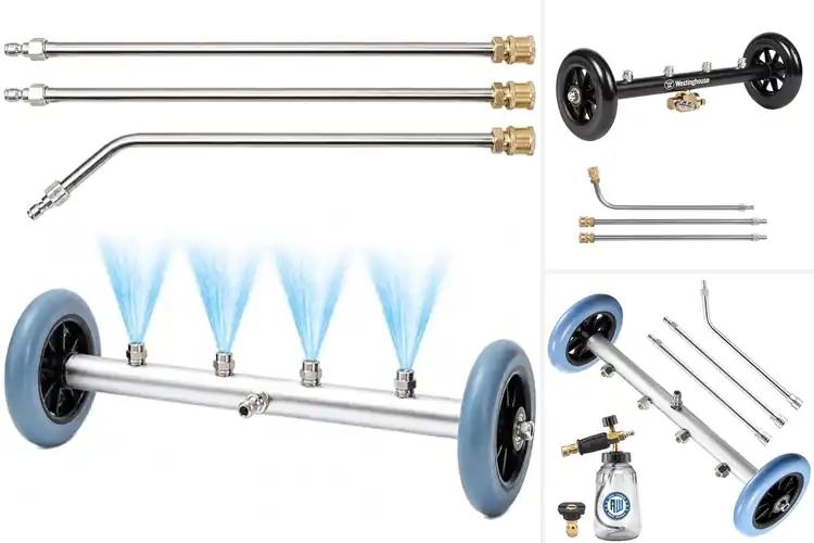 Detailed view of Best Pressure Washer Undercarriage Attachments