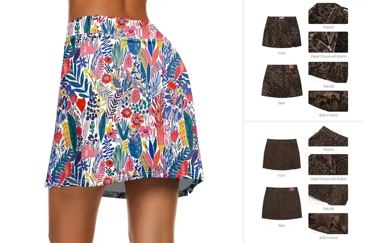 Detailed view of Best Print Skorts