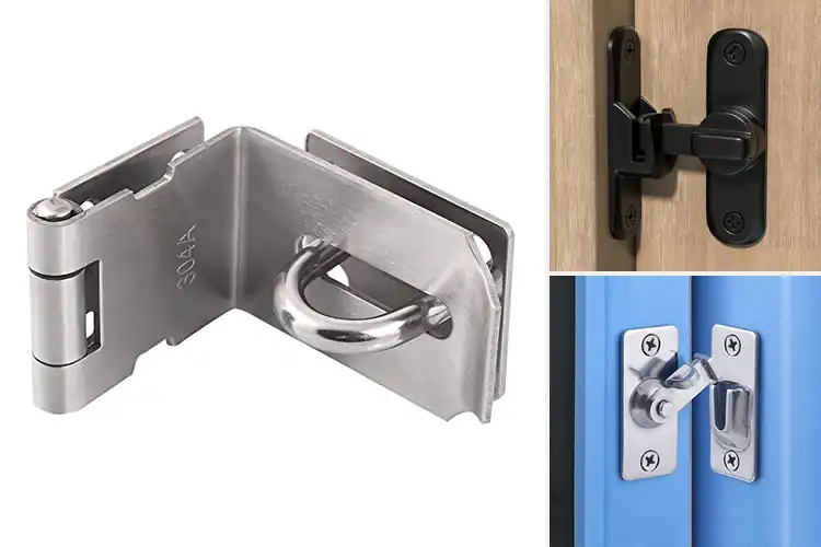 Detailed view of Best Push Door Hasps
