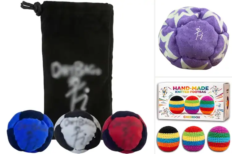 Detailed view of Best Quality Footbags for Smooth, Fun Play
