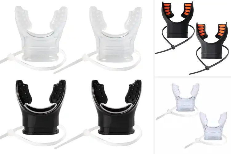 Detailed view of Best Regulator Style Mouthpiece Snorkels