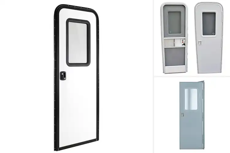 Detailed view of Best RV Entry Doors for Secure, Smooth Travel