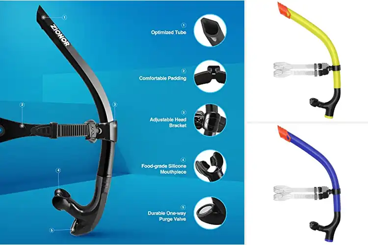 Detailed view of Best Snorkels With Comfortable Mouthpieces