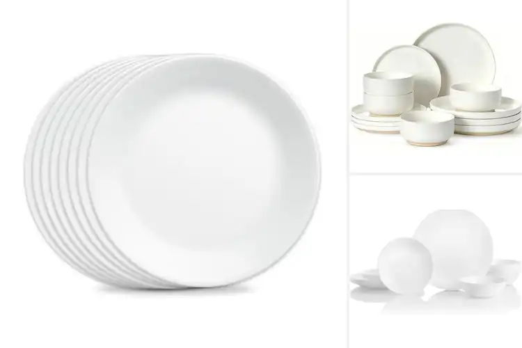 Detailed view of Best Stackable Dinner Plates