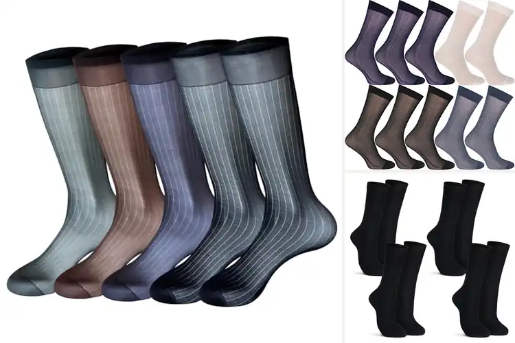 Detailed view of Best Thin Silk Socks