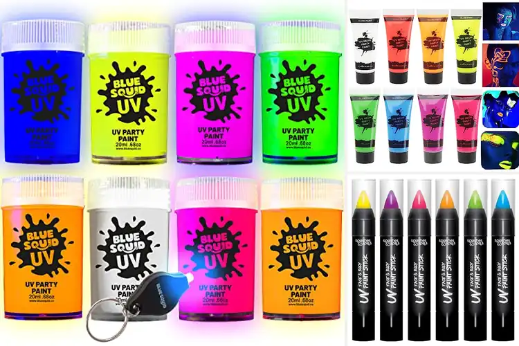 Detailed view of Best UV Body Paints: Top 10 Picks to Light Up Your Events